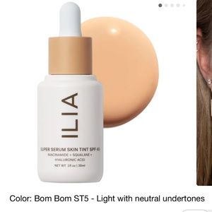 ILIA Super Serum Skin Tint SPF 40 Foundation. ST5